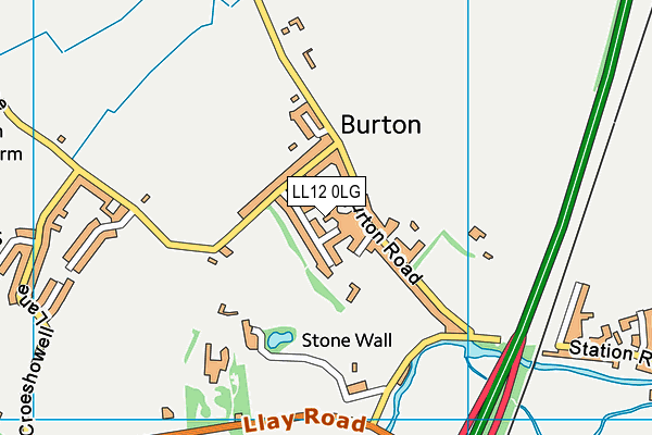 LL12 0LG map - OS VectorMap District (Ordnance Survey) LL12 0LG map - OS VectorMap District (Ordnance Survey)