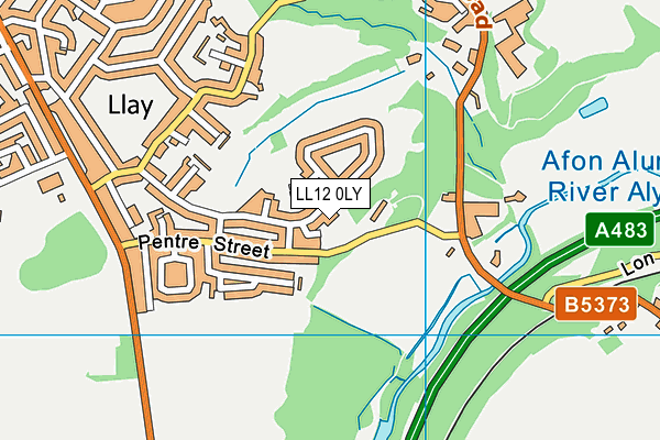 LL12 0LY map - OS VectorMap District (Ordnance Survey) LL12 0LY map - OS VectorMap District (Ordnance Survey)