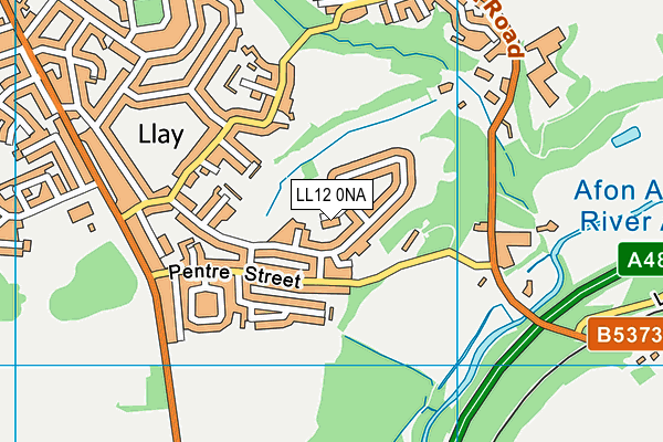 LL12 0NA map - OS VectorMap District (Ordnance Survey) LL12 0NA map - OS VectorMap District (Ordnance Survey)