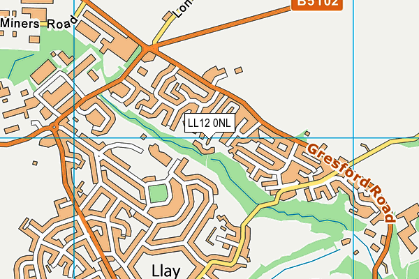 LL12 0NL map - OS VectorMap District (Ordnance Survey) LL12 0NL map - OS VectorMap District (Ordnance Survey)