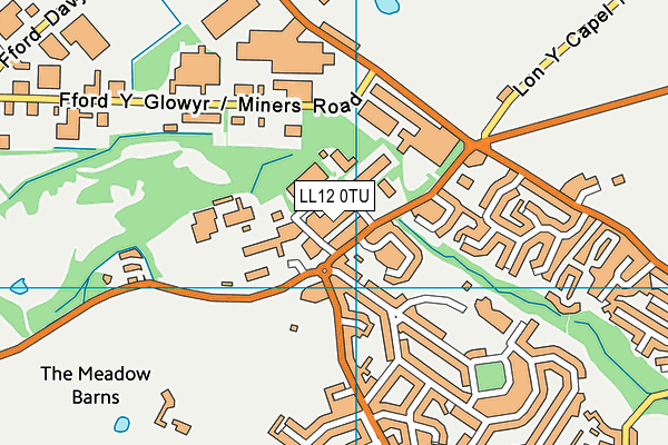 LL12 0TU map - OS VectorMap District (Ordnance Survey) LL12 0TU map - OS VectorMap District (Ordnance Survey)
