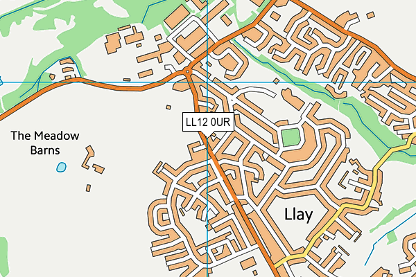 LL12 0UR map - OS VectorMap District (Ordnance Survey) LL12 0UR map - OS VectorMap District (Ordnance Survey)