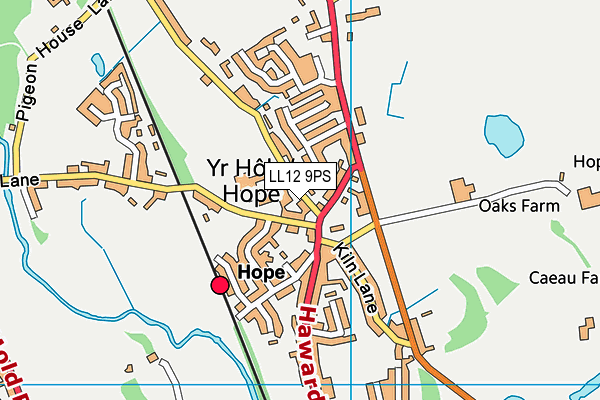 LL12 9PS map - OS VectorMap District (Ordnance Survey) LL12 9PS map - OS VectorMap District (Ordnance Survey)