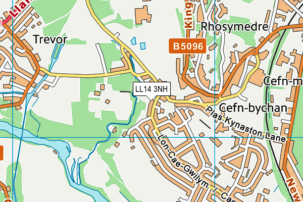 LL14 3NH map - OS VectorMap District (Ordnance Survey) LL14 3NH map - OS VectorMap District (Ordnance Survey)