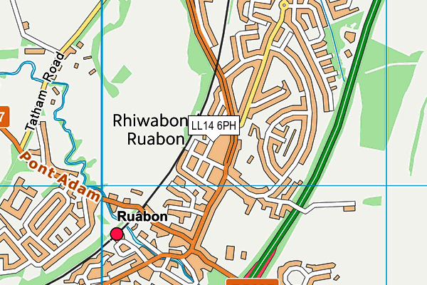 LL14 6PH map - OS VectorMap District (Ordnance Survey) LL14 6PH map - OS VectorMap District (Ordnance Survey)