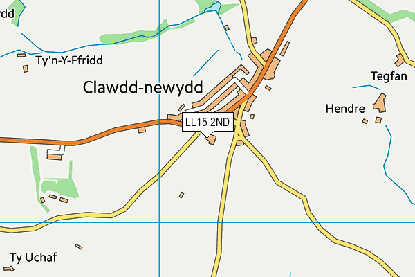 LL15 2ND map - OS VectorMap District (Ordnance Survey) LL15 2ND map - OS VectorMap District (Ordnance Survey)