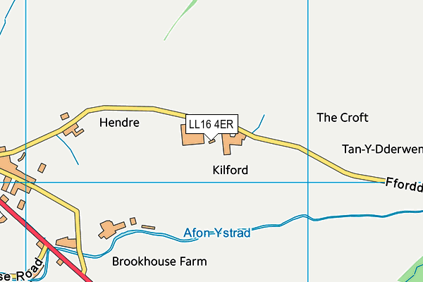 LL16 4ER map - OS VectorMap District (Ordnance Survey) LL16 4ER map - OS VectorMap District (Ordnance Survey)