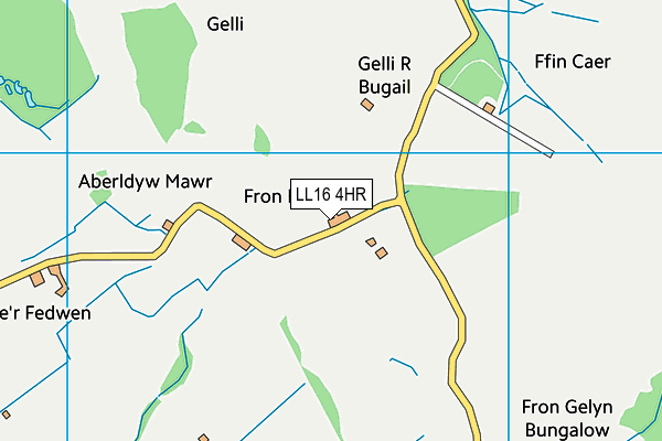 LL16 4HR map - OS VectorMap District (Ordnance Survey) LL16 4HR map - OS VectorMap District (Ordnance Survey)