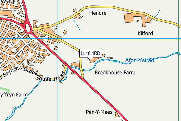 LL16 4RD map - OS VectorMap District (Ordnance Survey) LL16 4RD map - OS VectorMap District (Ordnance Survey)