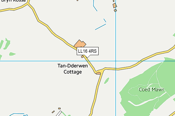 LL16 4RS map - OS VectorMap District (Ordnance Survey) LL16 4RS map - OS VectorMap District (Ordnance Survey)