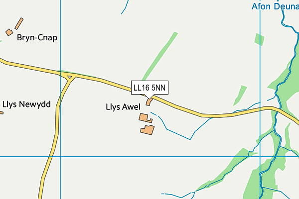 LL16 5NN map - OS VectorMap District (Ordnance Survey) LL16 5NN map - OS VectorMap District (Ordnance Survey)