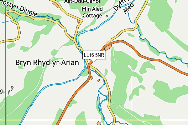 LL16 5NR map - OS VectorMap District (Ordnance Survey) LL16 5NR map - OS VectorMap District (Ordnance Survey)