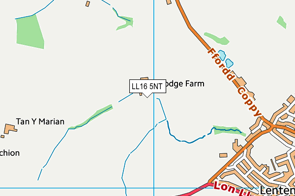 LL16 5NT map - OS VectorMap District (Ordnance Survey) LL16 5NT map - OS VectorMap District (Ordnance Survey)