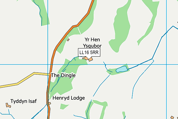 LL16 5RR map - OS VectorMap District (Ordnance Survey) LL16 5RR map - OS VectorMap District (Ordnance Survey)