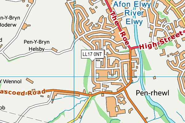 LL17 0NT map - OS VectorMap District (Ordnance Survey) LL17 0NT map - OS VectorMap District (Ordnance Survey)