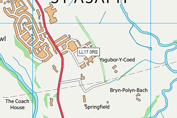 LL17 0RS map - OS VectorMap District (Ordnance Survey) LL17 0RS map - OS VectorMap District (Ordnance Survey)