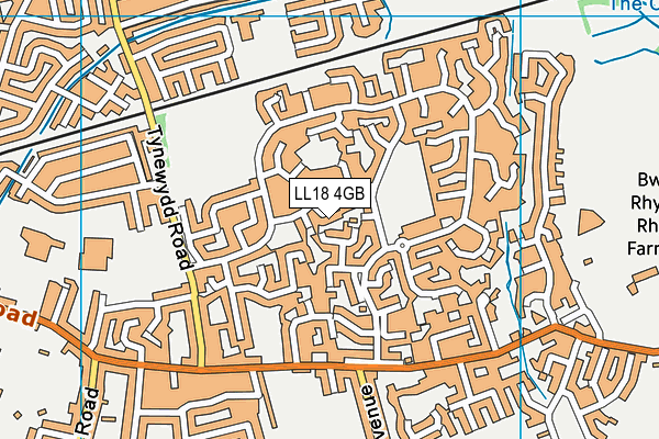 LL18 4GB map - OS VectorMap District (Ordnance Survey) LL18 4GB map - OS VectorMap District (Ordnance Survey)