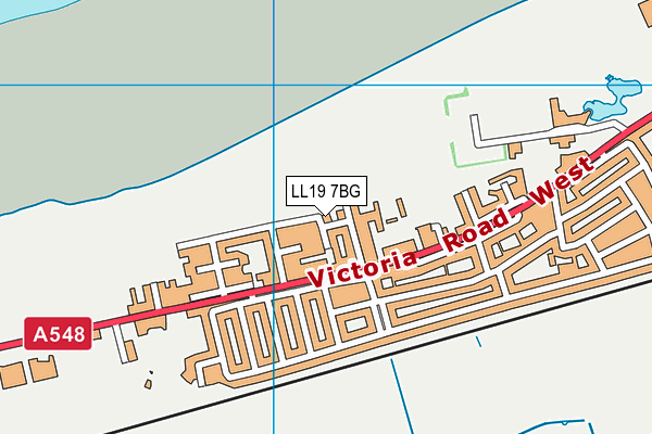 LL19 7BG map - OS VectorMap District (Ordnance Survey) LL19 7BG map - OS VectorMap District (Ordnance Survey)