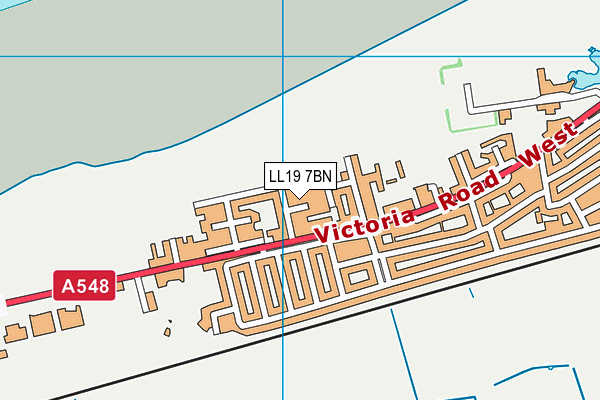LL19 7BN map - OS VectorMap District (Ordnance Survey) LL19 7BN map - OS VectorMap District (Ordnance Survey)