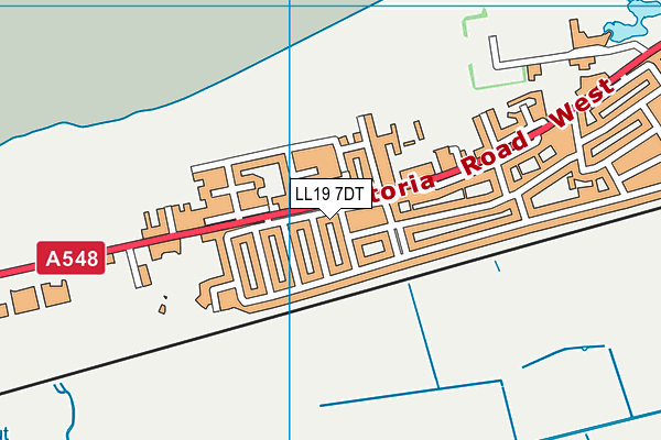 LL19 7DT map - OS VectorMap District (Ordnance Survey) LL19 7DT map - OS VectorMap District (Ordnance Survey)