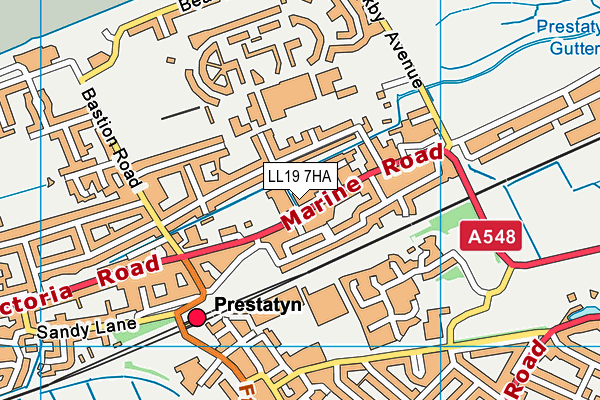 LL19 7HA map - OS VectorMap District (Ordnance Survey) LL19 7HA map - OS VectorMap District (Ordnance Survey)