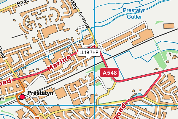 LL19 7HP map - OS VectorMap District (Ordnance Survey) LL19 7HP map - OS VectorMap District (Ordnance Survey)