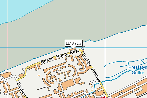 LL19 7LG map - OS VectorMap District (Ordnance Survey) LL19 7LG map - OS VectorMap District (Ordnance Survey)