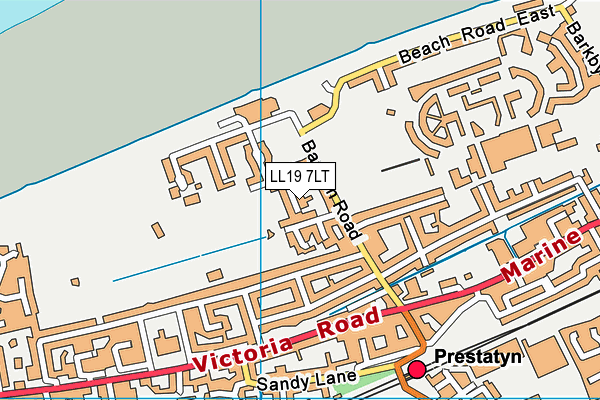 LL19 7LT map - OS VectorMap District (Ordnance Survey) LL19 7LT map - OS VectorMap District (Ordnance Survey)