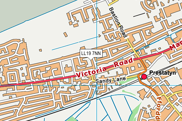 LL19 7NN map - OS VectorMap District (Ordnance Survey) LL19 7NN map - OS VectorMap District (Ordnance Survey)