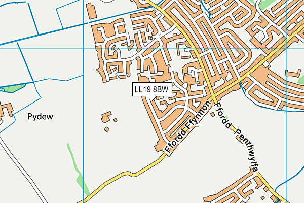 LL19 8BW map - OS VectorMap District (Ordnance Survey) LL19 8BW map - OS VectorMap District (Ordnance Survey)