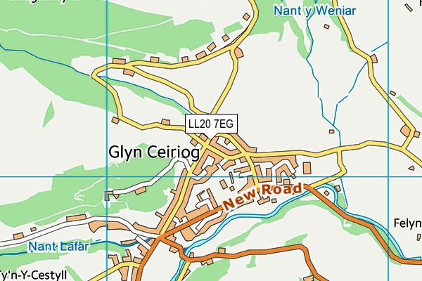 LL20 7EG map - OS VectorMap District (Ordnance Survey) LL20 7EG map - OS VectorMap District (Ordnance Survey)