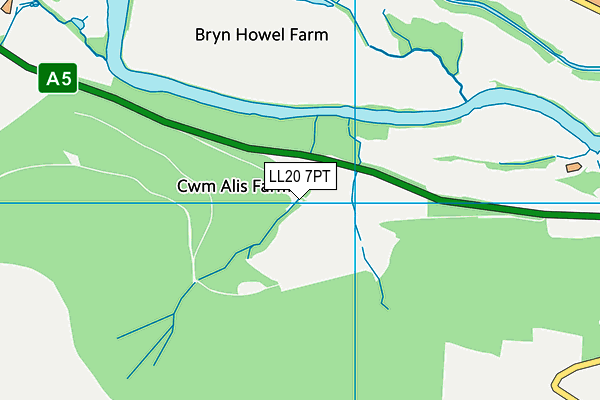 LL20 7PT map - OS VectorMap District (Ordnance Survey) LL20 7PT map - OS VectorMap District (Ordnance Survey)