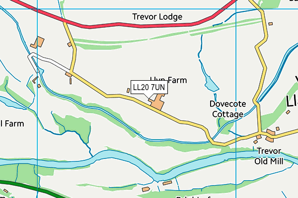 LL20 7UN map - OS VectorMap District (Ordnance Survey) LL20 7UN map - OS VectorMap District (Ordnance Survey)