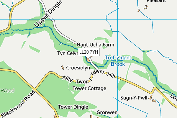 LL20 7YH map - OS VectorMap District (Ordnance Survey) LL20 7YH map - OS VectorMap District (Ordnance Survey)