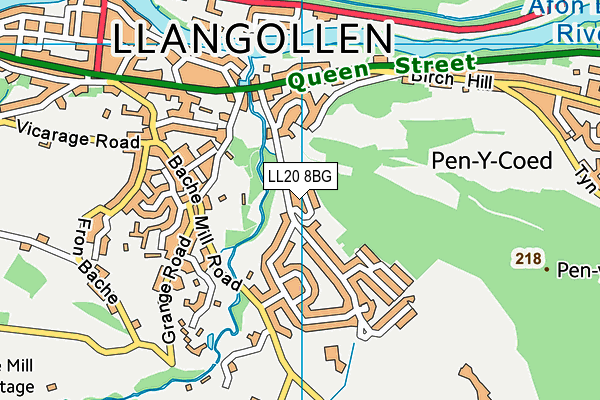 LL20 8BG map - OS VectorMap District (Ordnance Survey) LL20 8BG map - OS VectorMap District (Ordnance Survey)