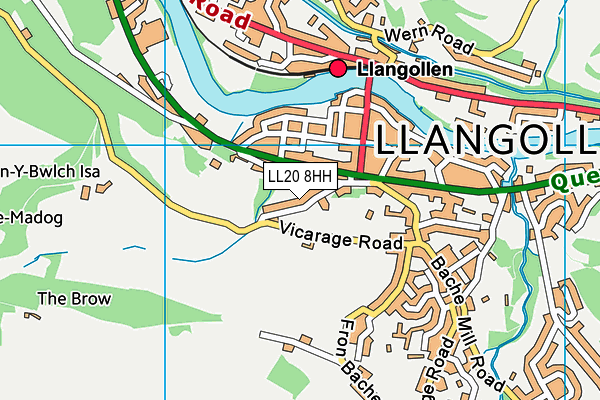 LL20 8HH map - OS VectorMap District (Ordnance Survey) LL20 8HH map - OS VectorMap District (Ordnance Survey)