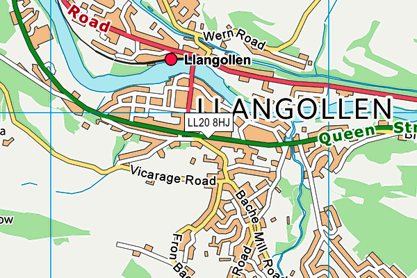 LL20 8HJ map - OS VectorMap District (Ordnance Survey) LL20 8HJ map - OS VectorMap District (Ordnance Survey)