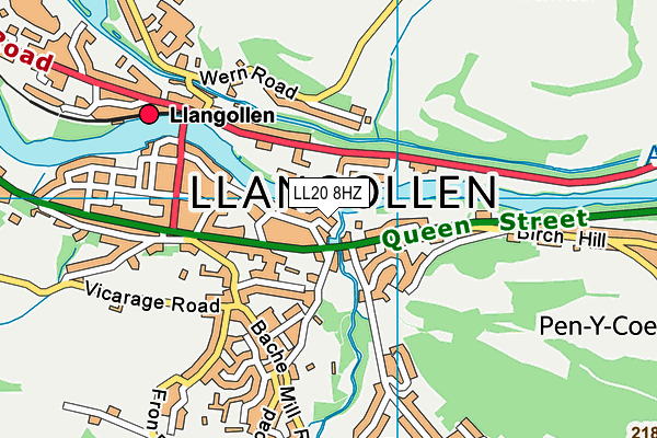 LL20 8HZ map - OS VectorMap District (Ordnance Survey) LL20 8HZ map - OS VectorMap District (Ordnance Survey)