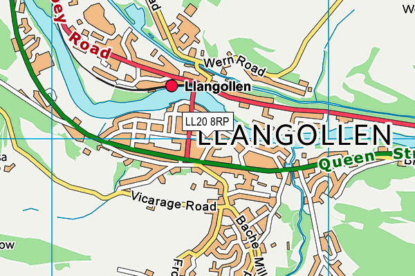 LL20 8RP map - OS VectorMap District (Ordnance Survey) LL20 8RP map - OS VectorMap District (Ordnance Survey)