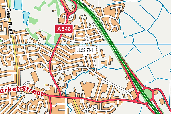LL22 7NH map - OS VectorMap District (Ordnance Survey) LL22 7NH map - OS VectorMap District (Ordnance Survey)