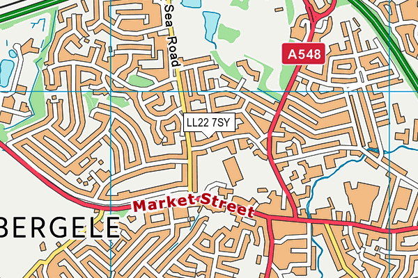 LL22 7SY map - OS VectorMap District (Ordnance Survey) LL22 7SY map - OS VectorMap District (Ordnance Survey)