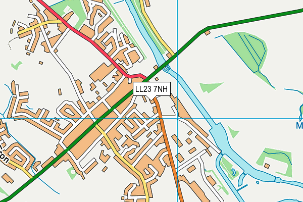 LL23 7NH map - OS VectorMap District (Ordnance Survey) LL23 7NH map - OS VectorMap District (Ordnance Survey)