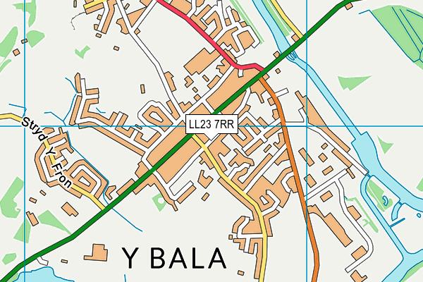 LL23 7RR map - OS VectorMap District (Ordnance Survey) LL23 7RR map - OS VectorMap District (Ordnance Survey)
