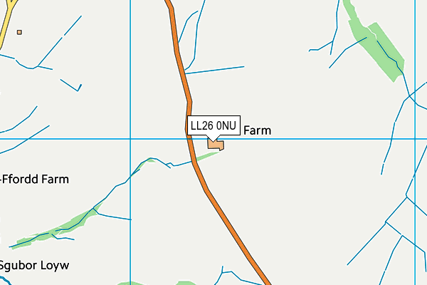 LL26 0NU map - OS VectorMap District (Ordnance Survey) LL26 0NU map - OS VectorMap District (Ordnance Survey)