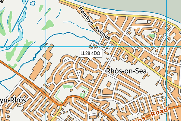 LL28 4DQ map - OS VectorMap District (Ordnance Survey) LL28 4DQ map - OS VectorMap District (Ordnance Survey)