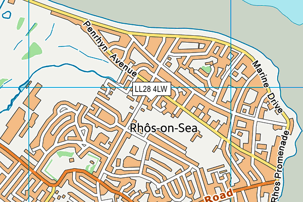LL28 4LW map - OS VectorMap District (Ordnance Survey) LL28 4LW map - OS VectorMap District (Ordnance Survey)