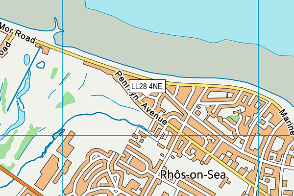 LL28 4NE map - OS VectorMap District (Ordnance Survey) LL28 4NE map - OS VectorMap District (Ordnance Survey)