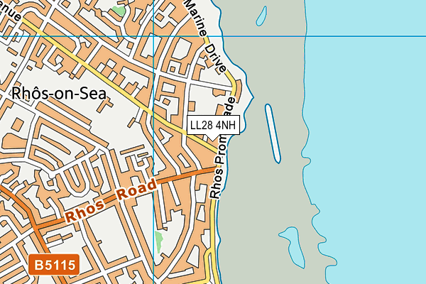 LL28 4NH map - OS VectorMap District (Ordnance Survey) LL28 4NH map - OS VectorMap District (Ordnance Survey)