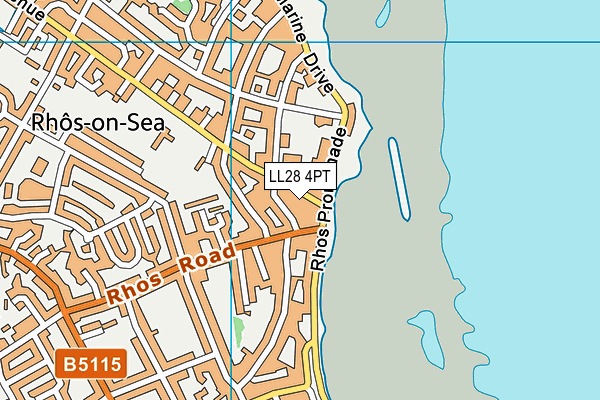 LL28 4PT map - OS VectorMap District (Ordnance Survey) LL28 4PT map - OS VectorMap District (Ordnance Survey)