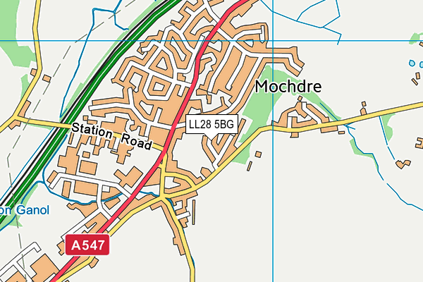 LL28 5BG map - OS VectorMap District (Ordnance Survey) LL28 5BG map - OS VectorMap District (Ordnance Survey)